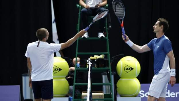 Battle of the Brits: Andy Murray beaten by Dan Evans to set up Kyle Edmund final