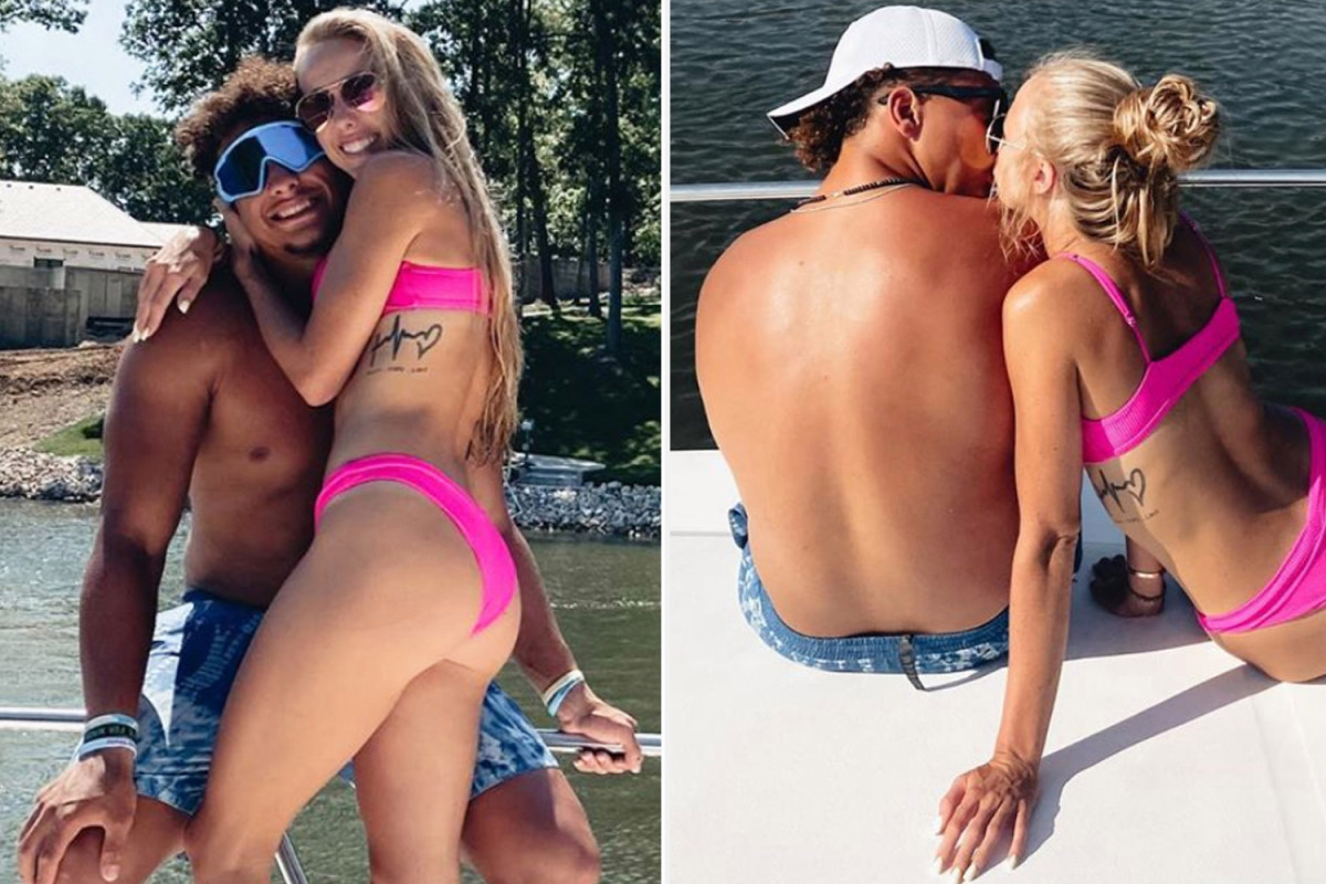 Itâ€™s back to the boat existence for Patrick Mahomes and girlfriend Brittany ...