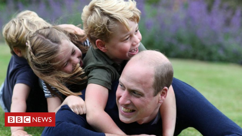 Prince William: Playful pictures released to mark duke's birthday and Father's Day