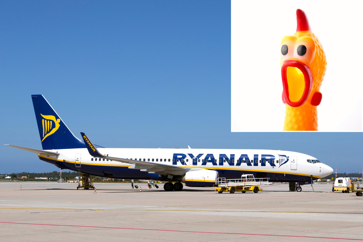 Ryanair probes pilots after video shows them playing with rubber chicken