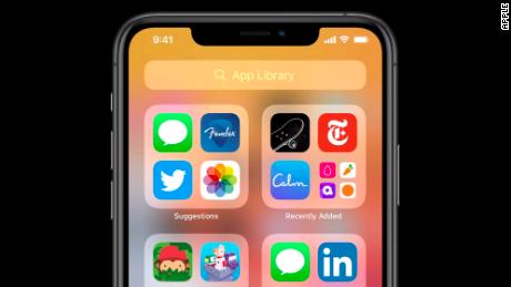 iOS 14 offers a new feature called App Library, which automatically organizes the apps on your home screen.