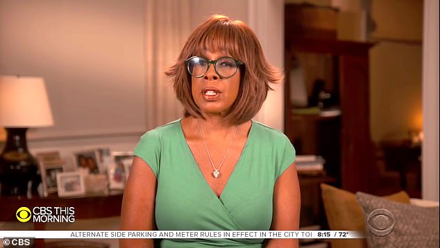Tough questions: Gayle King asked Amanda if doctors had told her to let Nick go