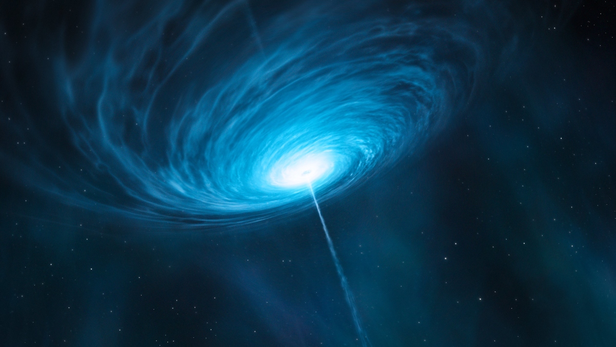The fastest-growing black hole in the universe has been pegged at 34 billion solar masses.
