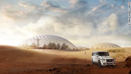 Architects have designed a Martian city for the desert outside Dubai