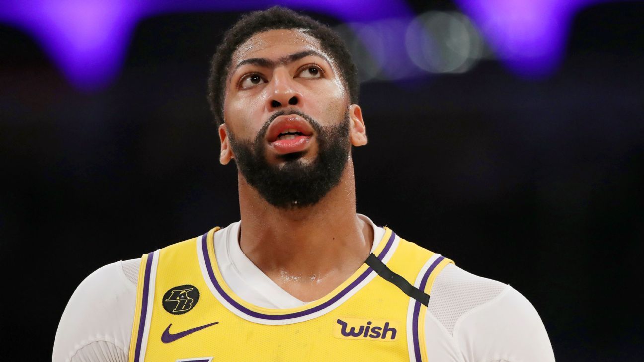 Lakers' Anthony Davis opts to keep his name on jersey for NBA's restart