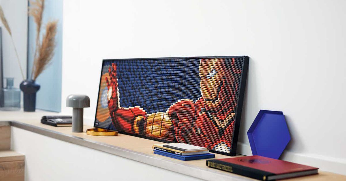 Lego Art posters announced with Star Wars, Iron Man, and more