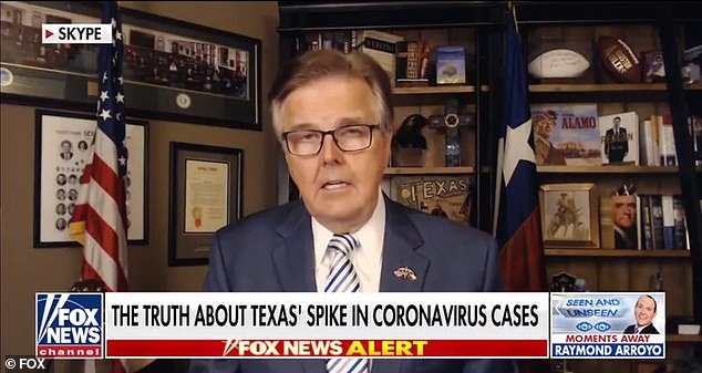 Dan Patrick, lieutenant governor of Texas, said Fauci 'doesn't know what he's talking about'