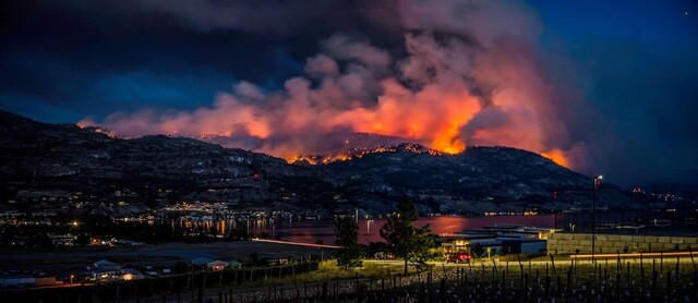 Thousands on evac alert due to 1,000-hectare wildfire south of Penticton - Penticton News