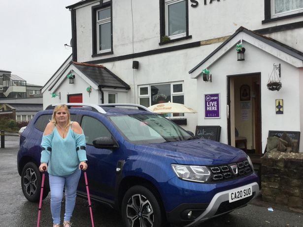 Jillie Stross bought her Dacia Duster SE Twenty from Wessex Garages in Newport, Wales, last month