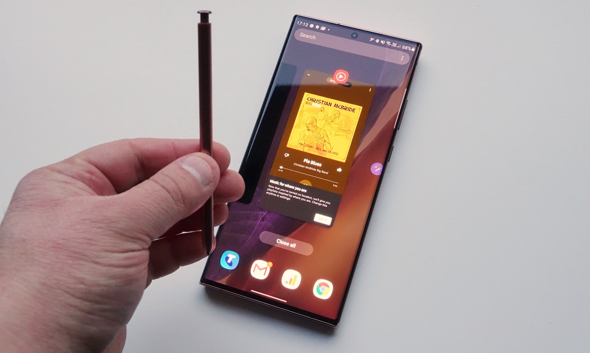 Using Air Gestures with the Galaxy Note 20 Ultra