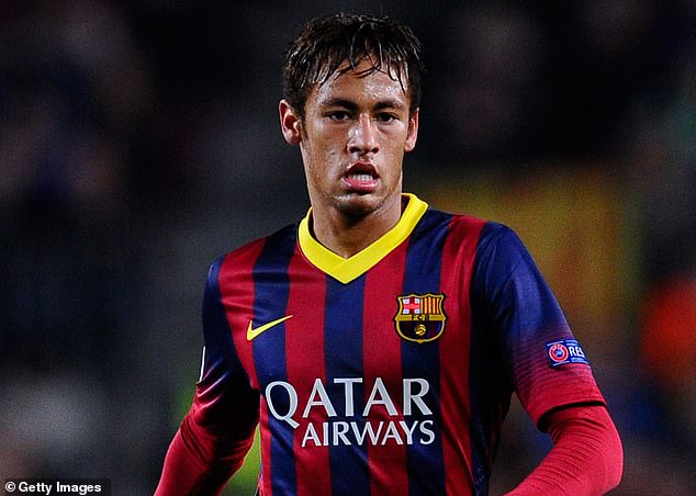 Brazilian star Neymar, then at Barcelona, was also considered for a big-money move to United