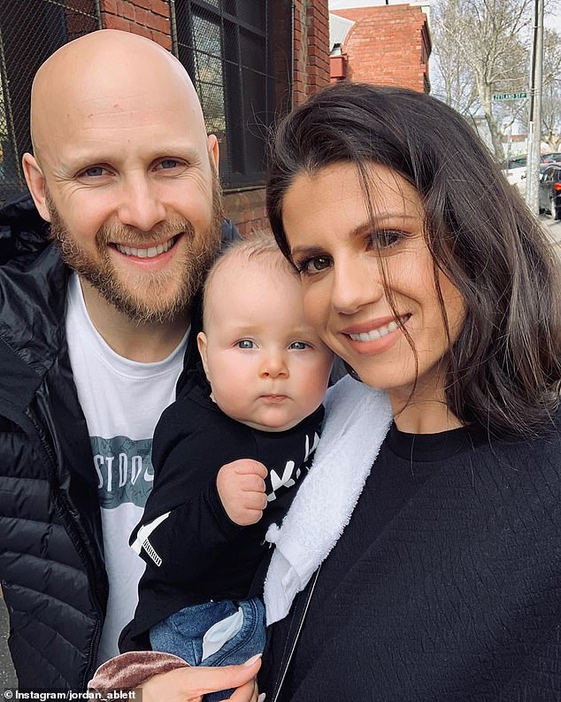 The couple (pictured together with baby Levi) have described their son a 'true blessing' who was 'full of joy'