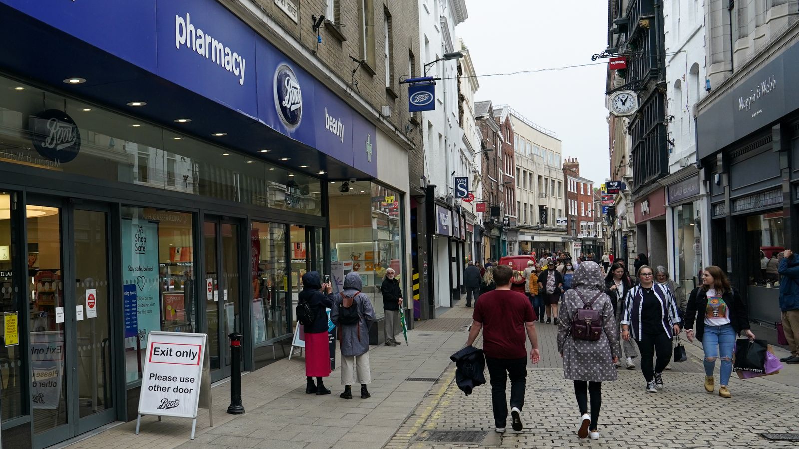 High streets have been among those worst hit by the surge on job losses