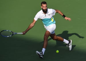 In this file photo France’s Benoit Paire returns the ball to Croatia’s Marin Cilic during the round of 32 in the Dubai Duty Free Tennis Championships in the United Arab Emirates, on 25 February, 2020.