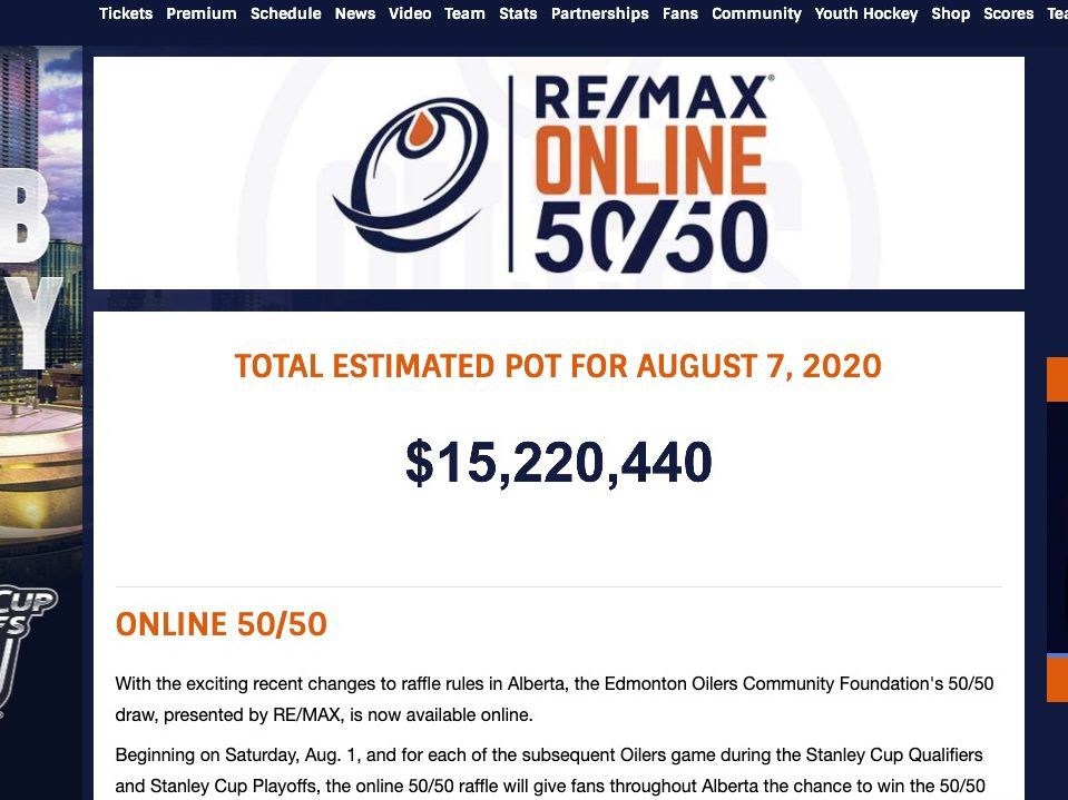 'Definitely a shock': Oilers 50/50-ticket buyers charged multiple times, raffle draw postponed
