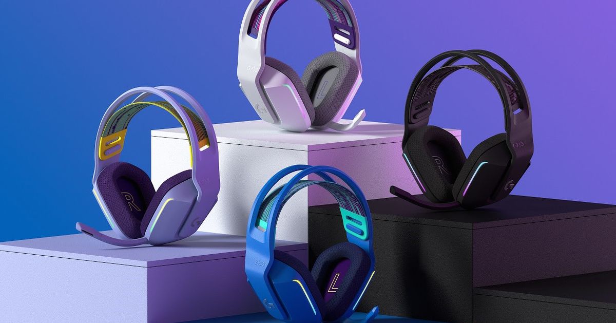 Logitech’s colorful G733 wireless headset can make your desk less drab