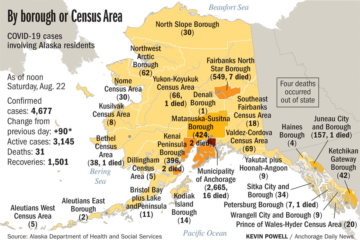 Tracking COVID-19 in Alaska: 92 new cases reported Saturday