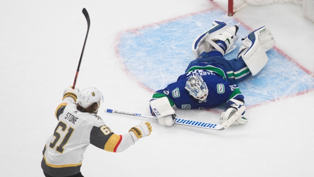 Vegas Golden Knights scores three in third to top Vancouver Canucks and take 3-1 series lead