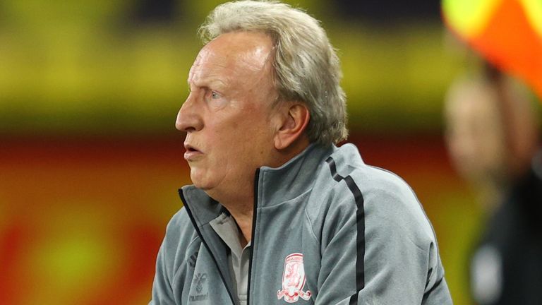 Warnock was on the touchline in the Middlesbrough Championship opener against Watford last week