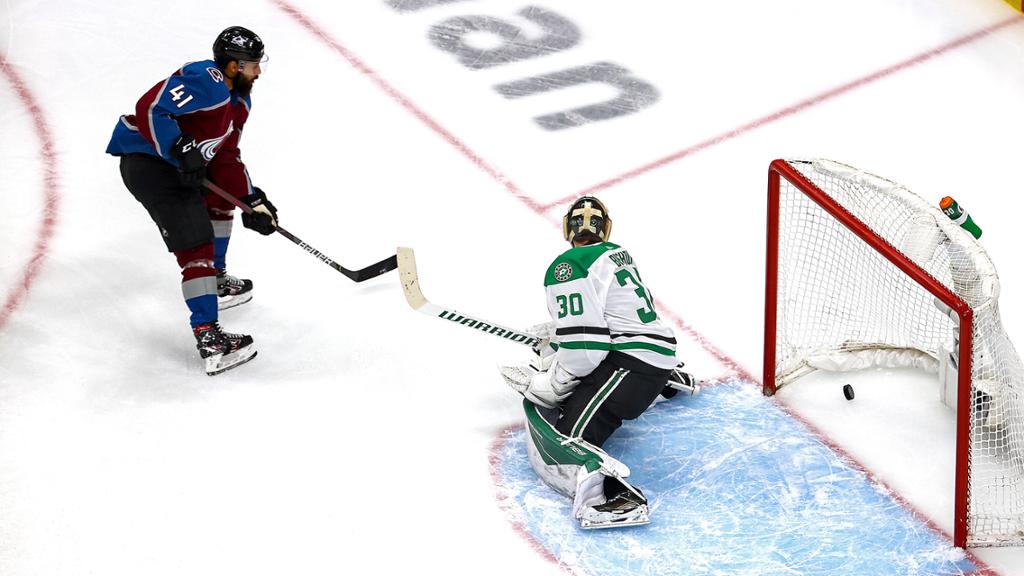 Bishop pulled by Stars against Hutchinson, Avalanche in Game 5