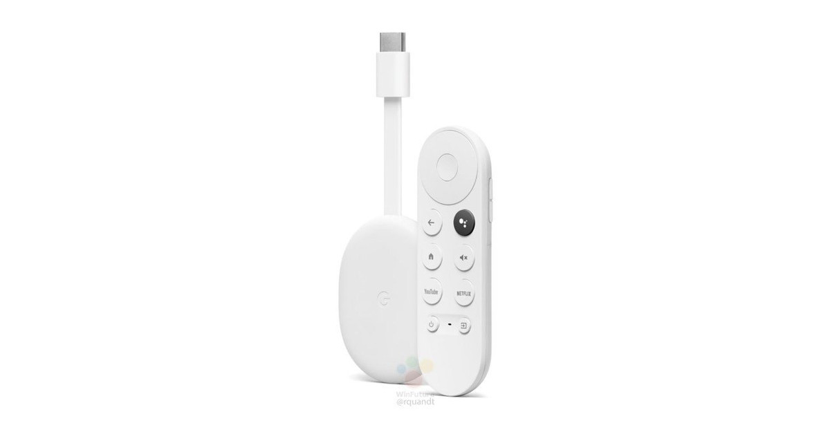 Google's next Chromecast new leak shows a fully remote control with dedicated buttons for Netflix and YouTube