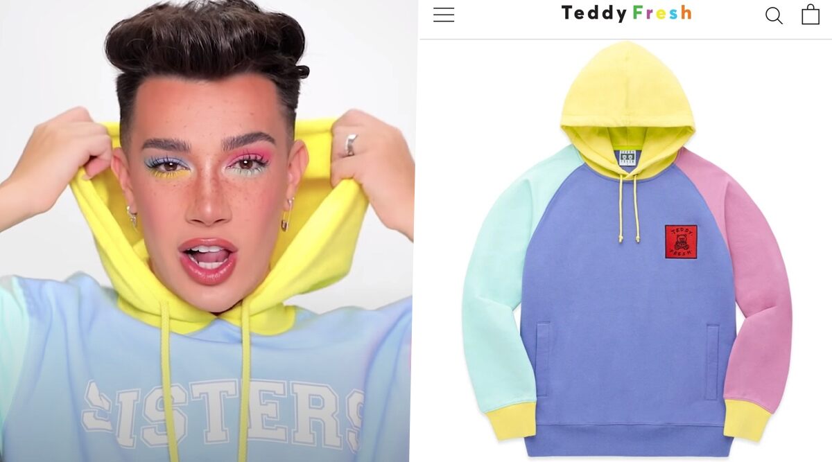 James Charles is accused of plagiarism by Ethan Klein who said his "sisters" hoodie designs match the new Teddy Fresh collection!  Here's how the beauty expert responded