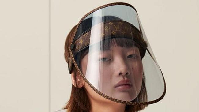 Louis Vuitton virus-inspired face shield sells for just under a thousand dollars