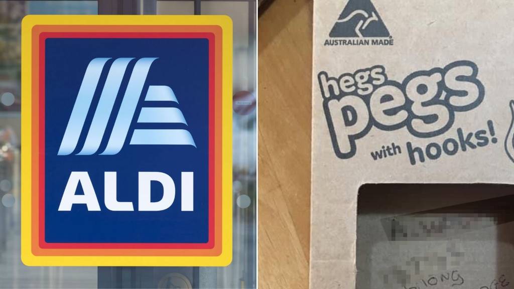 An ALDI shopper finds a note from a Mobilong inmate inside a Hegs peg box