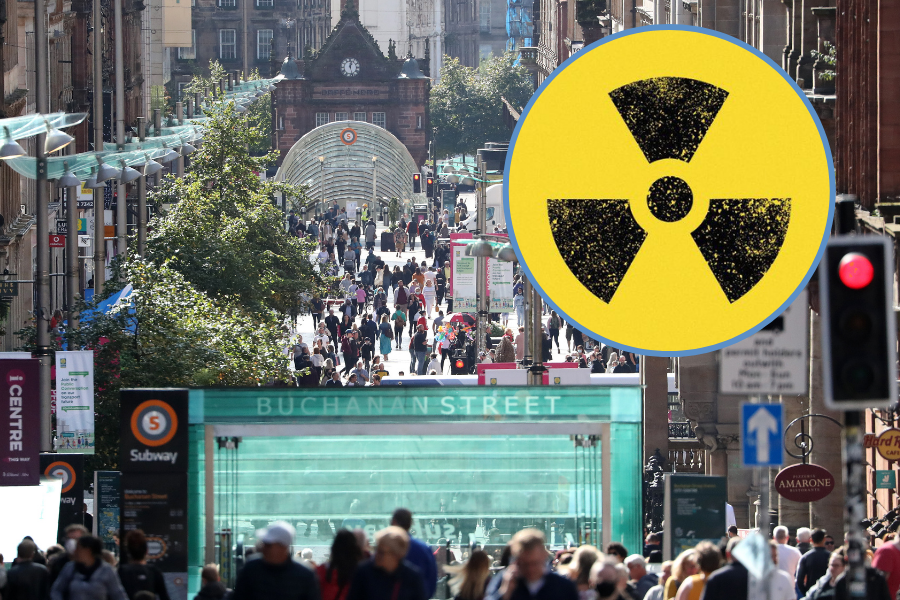 Radioactive gas in Glasgow: Map reveals radon hotspots around the city