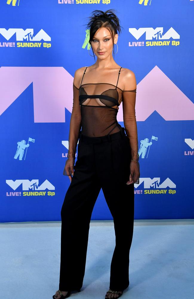 Bella Hadid is wearing a sexy cutout look - pick for the upcoming party season.  Photo: Getty Images