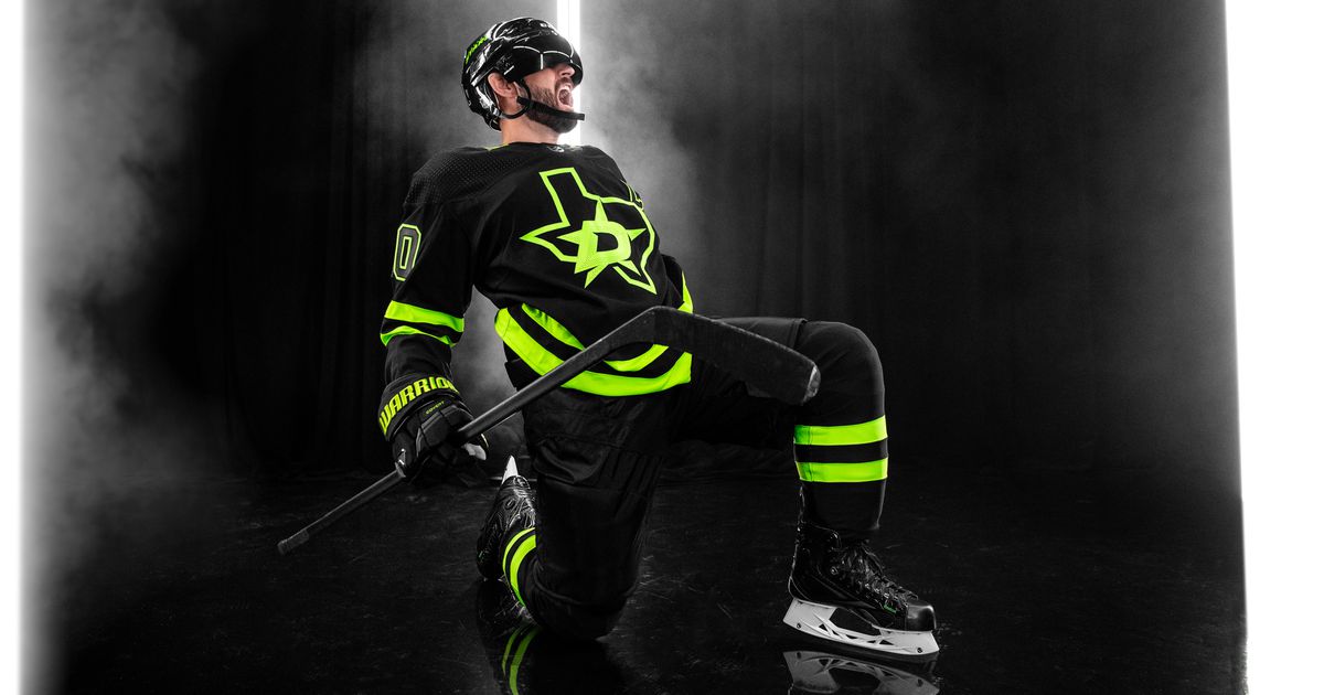 Dallas Stars unveils a new replacement shirt in black and neon green
