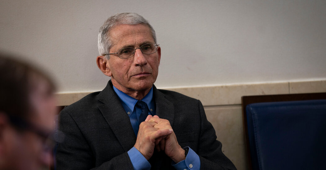 Fauci warns Trump against holding large gatherings, saying they are "asking for trouble."