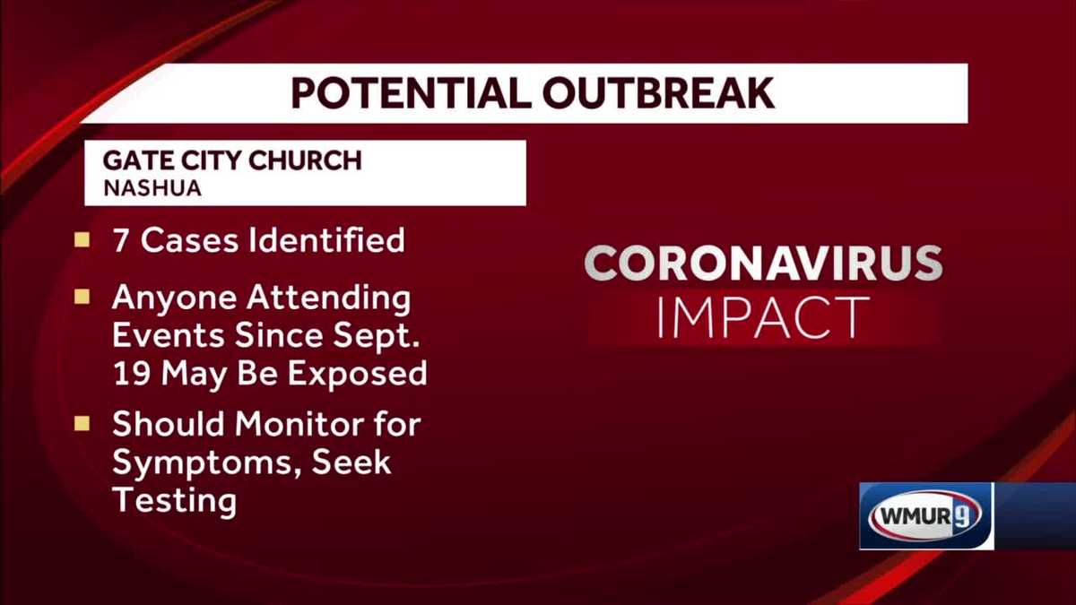 Health officials say the possible COVID-19 outbreak is linked to the Nashua Church