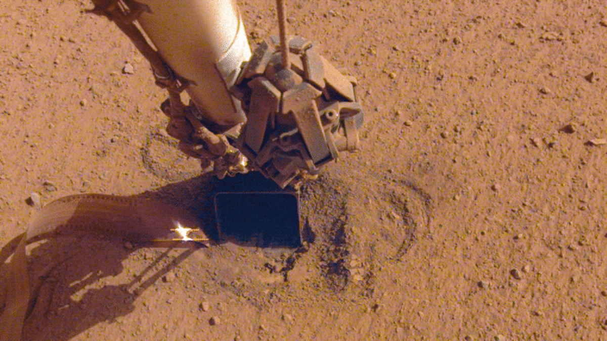 Hell yes, the InSight heat probe is now completely buried on Mars
