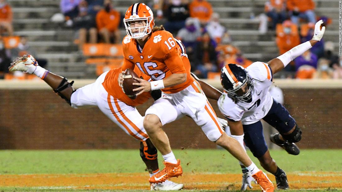 Trevor Lawrence tests positive for Covid-19, and will not play Saturday against Boston College