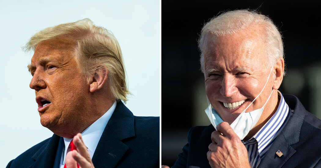 With just over a week until Election Day, Trump and Biden shut down the entries in "60 minutes."