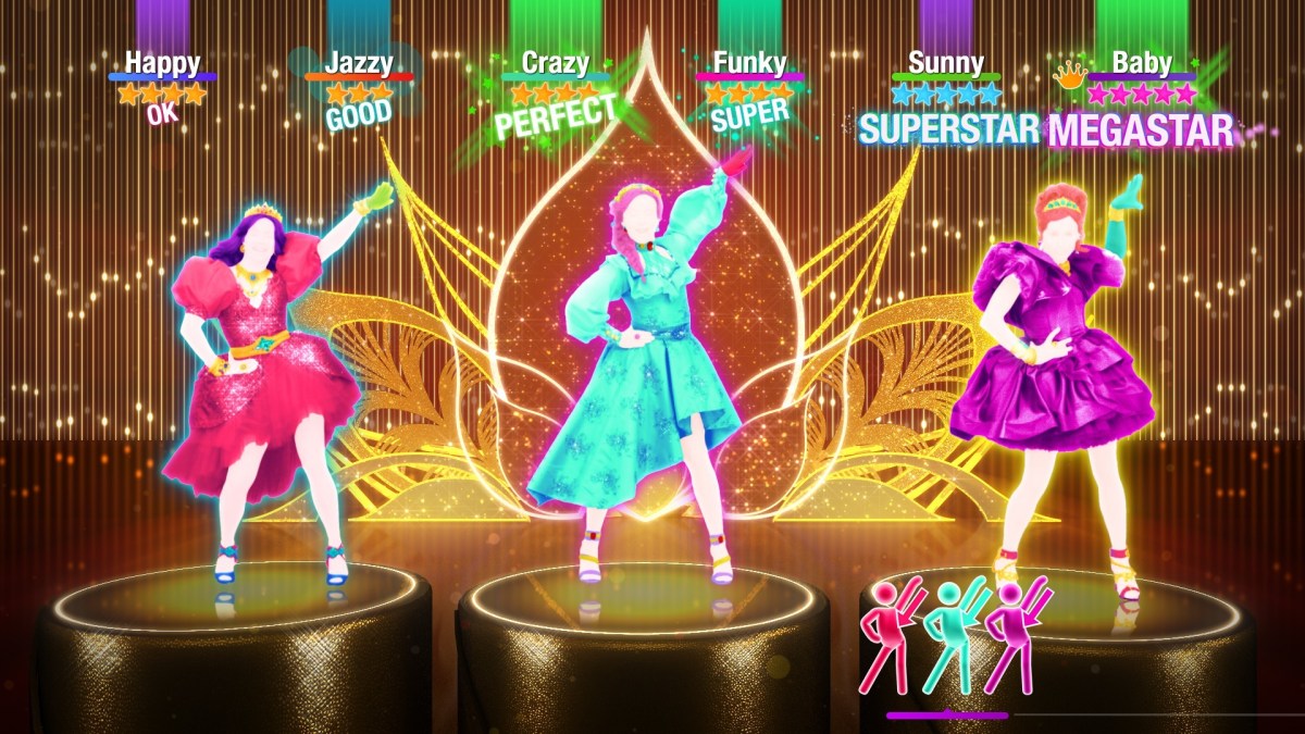 Just Dance 2021 is currently presented, and a full list is offered