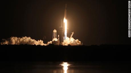SpaceX-NASA mission: Four astronauts arrive at the International Space Station