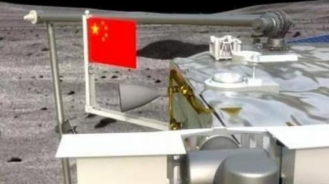China raises its flag on the moon during the Chang'e-5 mission, becoming the second country to do so