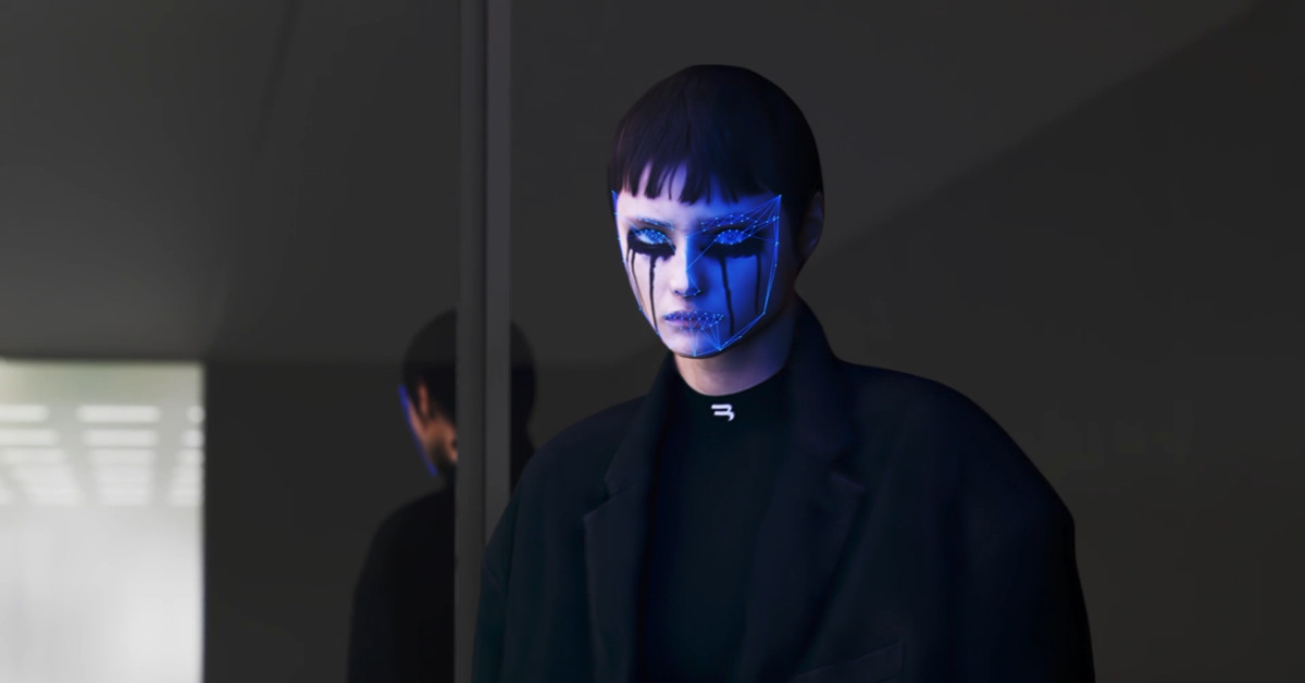 Balenciaga set up a runway show in the Afterworld video game