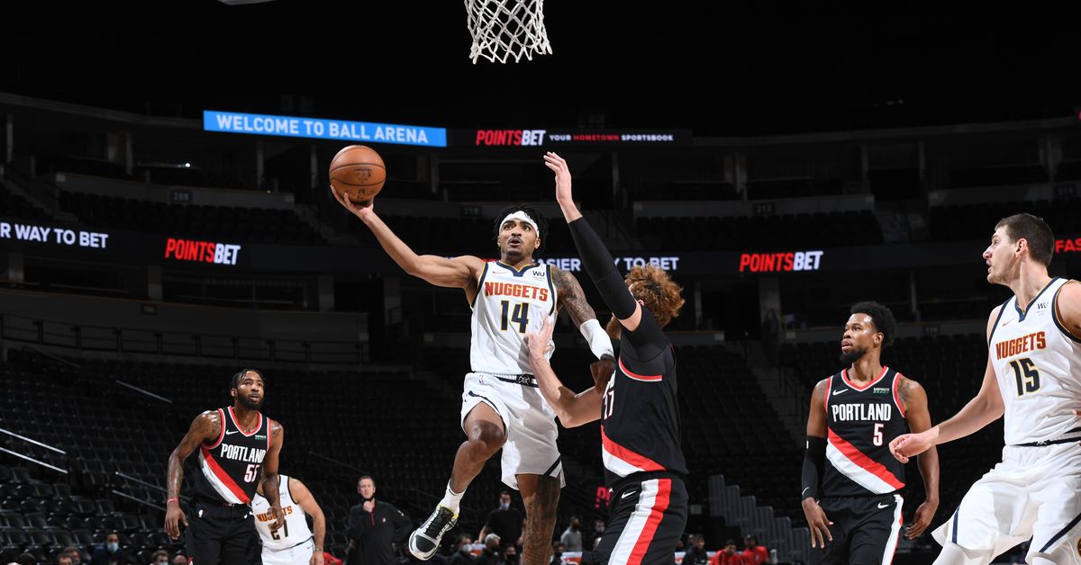 The Bottom Line: The Denver Nuggets blows the doors from the Portland Trail Blazers again, with a 129-96 win