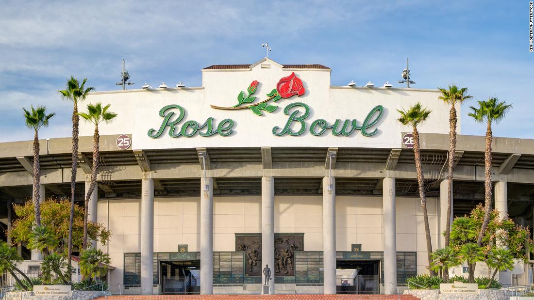 The semi-final of the college football game at Rose Bowl moved to Texas due to Covid-19 restrictions