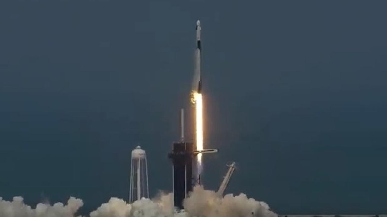 America launches a manned space flight for the first time in more than nine years  right Now