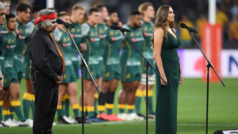Australia with adaptation to the new year national anthem