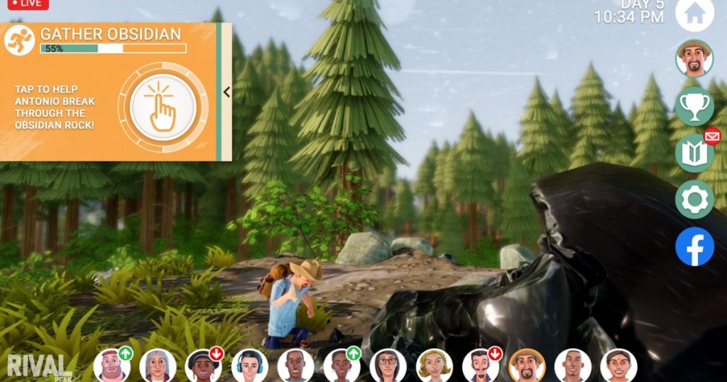 Rival Peak: Reality TV Meets Video Games ... on Facebook?