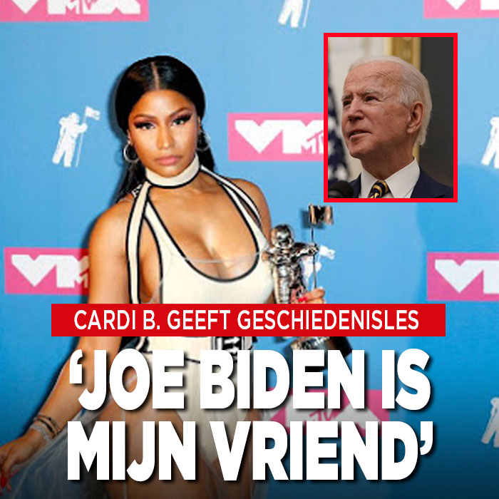 Cardi B heeft een vriend Joe Biden