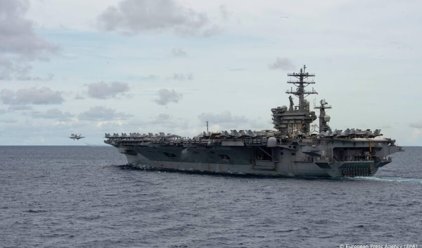 The United States withdraws the aircraft carrier, amid tensions with Iran