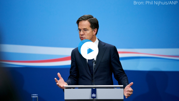 Watch a live press conference Jan 12 by Mark Rutte about the lockdown extension