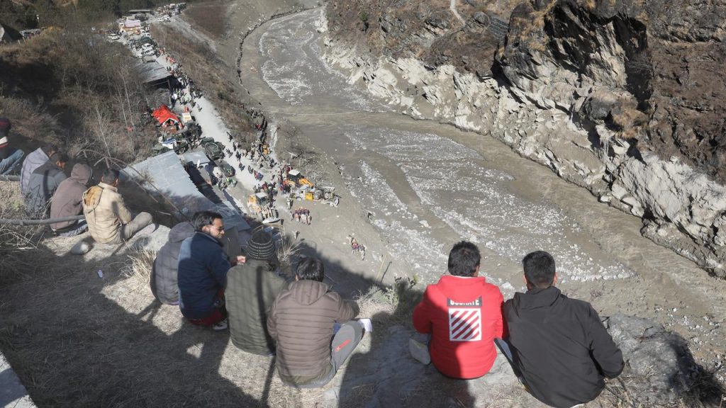 The death toll from glaciers in India rises to 50, and 150 others are missing |  Currently
