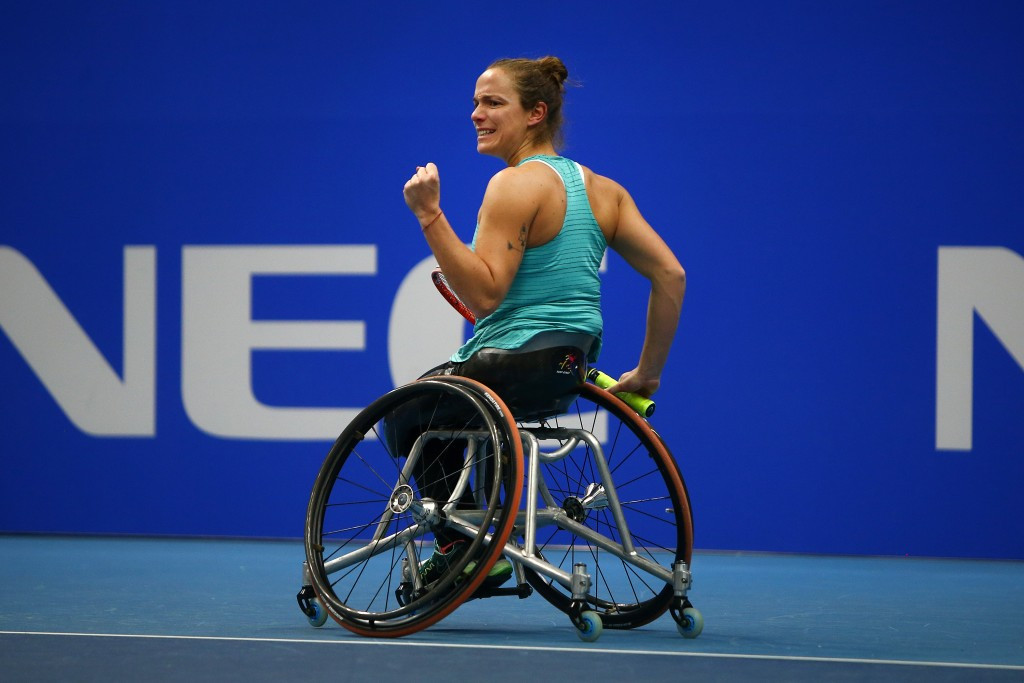 Jiske Griffioen is a former wheelchair tennis player and Paralympic champion © Getty Images